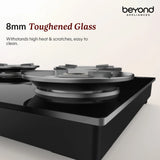 Beyond Appliances Quantum Pro 4 Burner | Gas Saver Stove | 5 Star Energy Rated | Auto Ignition | 77% Energy Efficient| Full Brass burners | LPG & PNG | ISI & LERC Certified