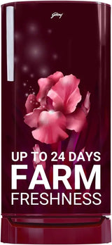 Godrej 183 L 3 Star Single Door Refrigerator (RD R190C THF AQ WN, Aqua Wine) (Touched Up)