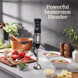 INALSA Stainless Steel Electric Hand Blender with 500W DC Motor|Variable & Turbo Speed|Super Silent|Ultra Sharp SS Blade & Detachable Stem|for Smoothie & Juices,Whip,Chop-RobotInox500