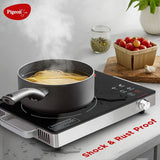 Pigeon Radiant Infrared Cooktop Induction 2200 Watt, Compatible for all cooking utensils, Black, Touch Panel
