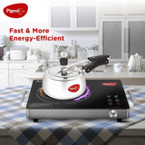 Pigeon Radiant Infrared Cooktop Induction 2200 Watt, Compatible for all cooking utensils, Black, Touch Panel