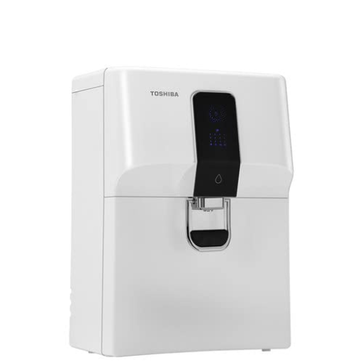 Toshiba 8Lt UF + UV Water Purifier, 8 L, Plastic Tank, Puretrac Display, Last Point Purification Wp-N1748Tuf-Ind(W)