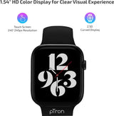 PTron Pulsefit P261 Smartwatch (Black Strap, Regular)