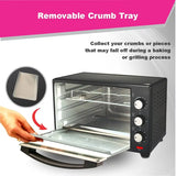 Inalsa Quick Chef 16BK 16L OTG with Baking Pan, Grill Tray, Crumb Tray & Tray Handle, BlackInalsa OTG Quick Chef 16BK