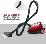 EUREKA FORBES Quick Clean DX Dry Vacuum Cleaner with Reusable Dust Bag Accessories missing