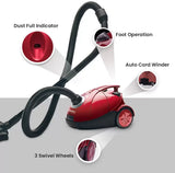 EUREKA FORBES Quick Clean DX Dry Vacuum Cleaner with Reusable Dust Bag Accessories missing
