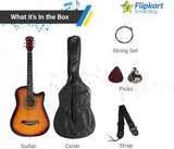 Flipkart SmartBuy RS - G38C 3TS Acoustic Guitar Linden Wood Linden Wood