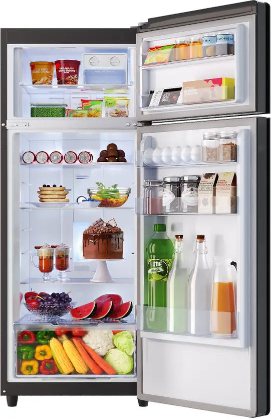 Godrej 244 L Frost Free Double Door 3 Star Refrigerator (Oak Wood, Black, RT EONVOGUE 280C RI OK WD)