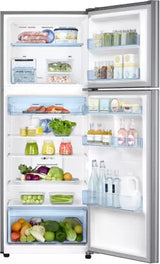 Samsung 385L 2 Star Inverter Frost-Free Convertible 5 In 1 Double Door Refrigerator (RT42C5532S8/HL,Elegant Inox 2023 Model)