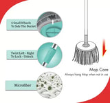Spotzero by Milton MAXX SPIN (PP WRINGER) Mop Set
