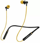 pTron Bluetooth Earphone Tangentbeat Black, Yellow