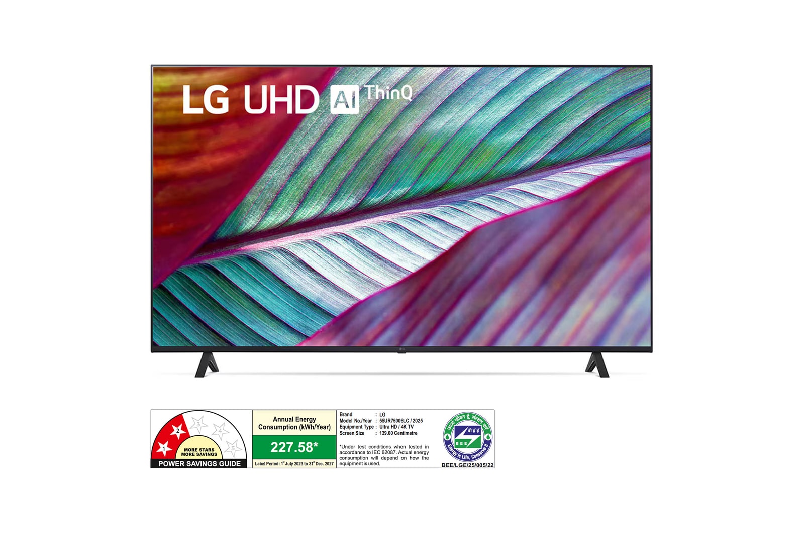 LG 139 cm (55 inch) Ultra HD (4K) LED Smart WebOS TV (55UR7550PSC)