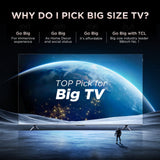 TCL 43P6L 109.22 cm (43 inch) Ultra HD Google TV, Black