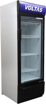 Voltas VC320 Visi Cooler Plastic Single Door, 320 Liters, Black