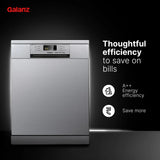 Galanz W60B1A401J_AE0 Free Standing 12 Place Settings Dishwasher