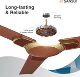 Sansui Whirlwind 1200 mm 3 Blade Ceiling Fan