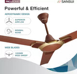 Sansui Whirlwind 1200 mm 3 Blade Ceiling Fan