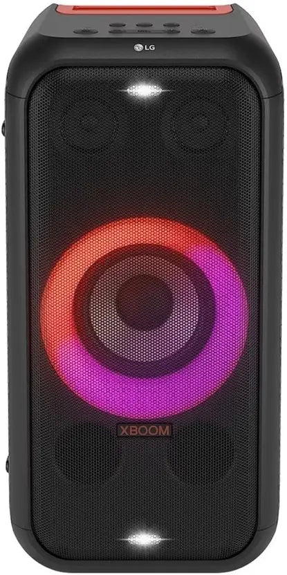 LG XL5S 12hrs Battery, Mic and Guitar input 200 W Bluetooth Party Speaker (Black, 2.1 Channel)