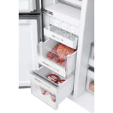 Haier 598 L 3 Star Frost Free Expert Inverter Smart Sense AI enabled 3-Door Side by Side Refrigerator (HRT-683ISU1, Inox Steel, Magic Convertible Zone, Deo Fresh Technology)