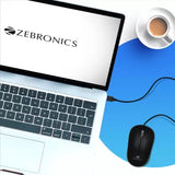 ZEBRONICS Zeb-Sprint Wired Optical Mouse