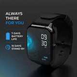 beatXP Marv 1.85" HD Screen Ultra Thin Bezel One-Tap BT 5.3 Calling AI Voice Assistant Smartwatch