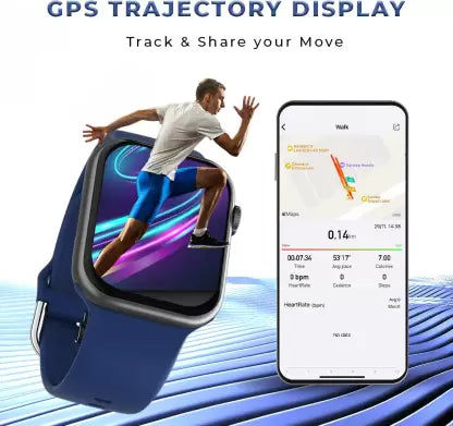 Gizmore GizFit PLASMA Bluetooth Calling Smartwatch | 1.9 Inch HD Display | 550 NITS Smartwatch