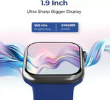 Gizmore GizFit PLASMA Bluetooth Calling Smartwatch | 1.9 Inch HD Display | 550 NITS Smartwatch