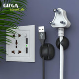 Gizga Essentials Set of 10 Cable Organiser, Cable Protector & Wire Organizer Clips for Cables,