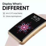 DIZO Watch S 1.57 Bright touch screen with rectangular display and 110+ sports modes