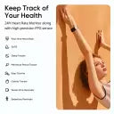 DIZO Watch S 1.57 Bright touch screen with rectangular display and 110+ sports modes