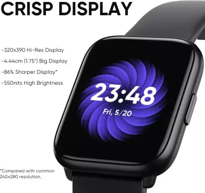 DIZO Watch D SHA-rp 1.75" with High Res (320*390) Display (By realme techLife)