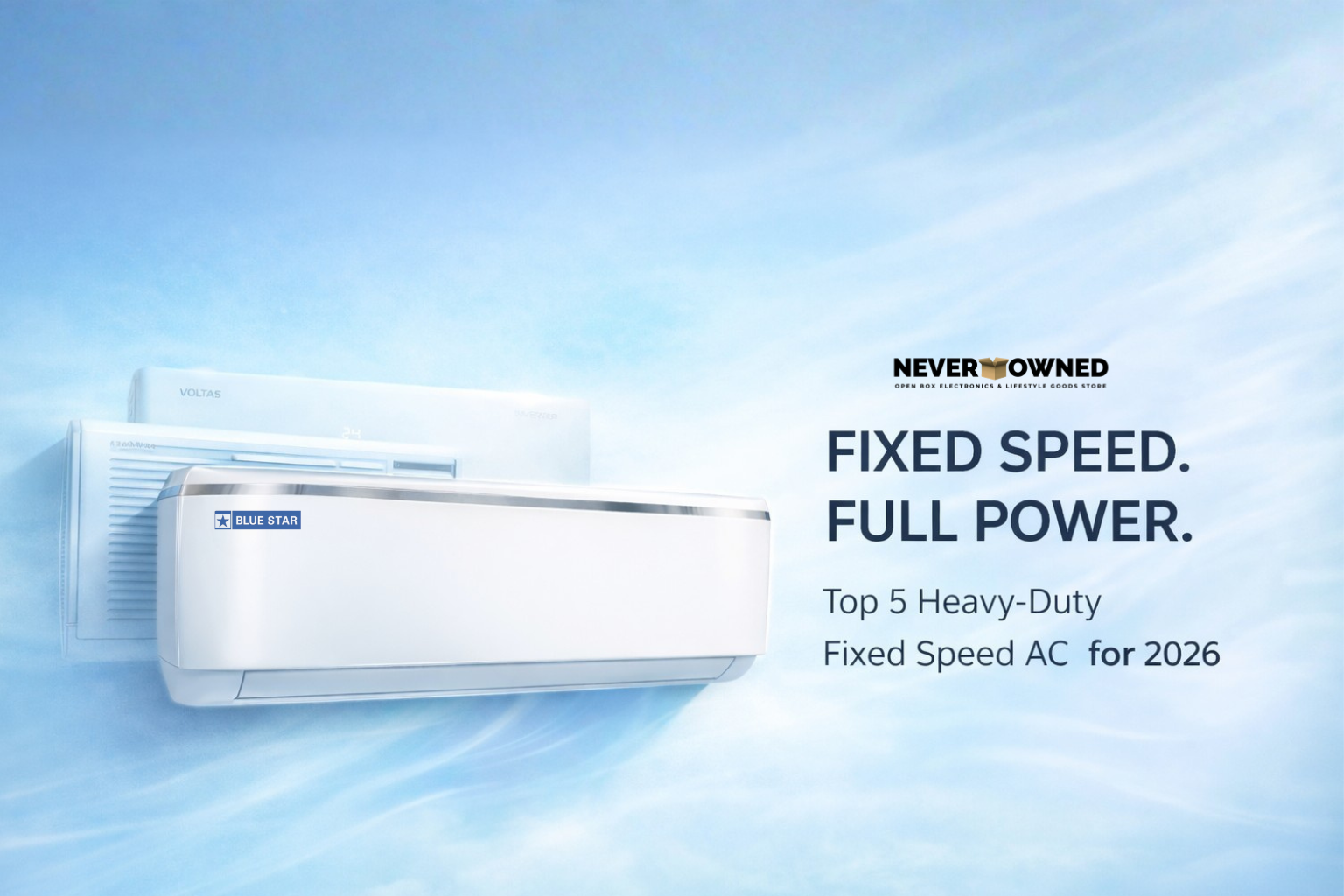 Top 5 Fixed Speed ACs for 2026 | Budget Heavy-Duty Cooling – NeverOwned ...