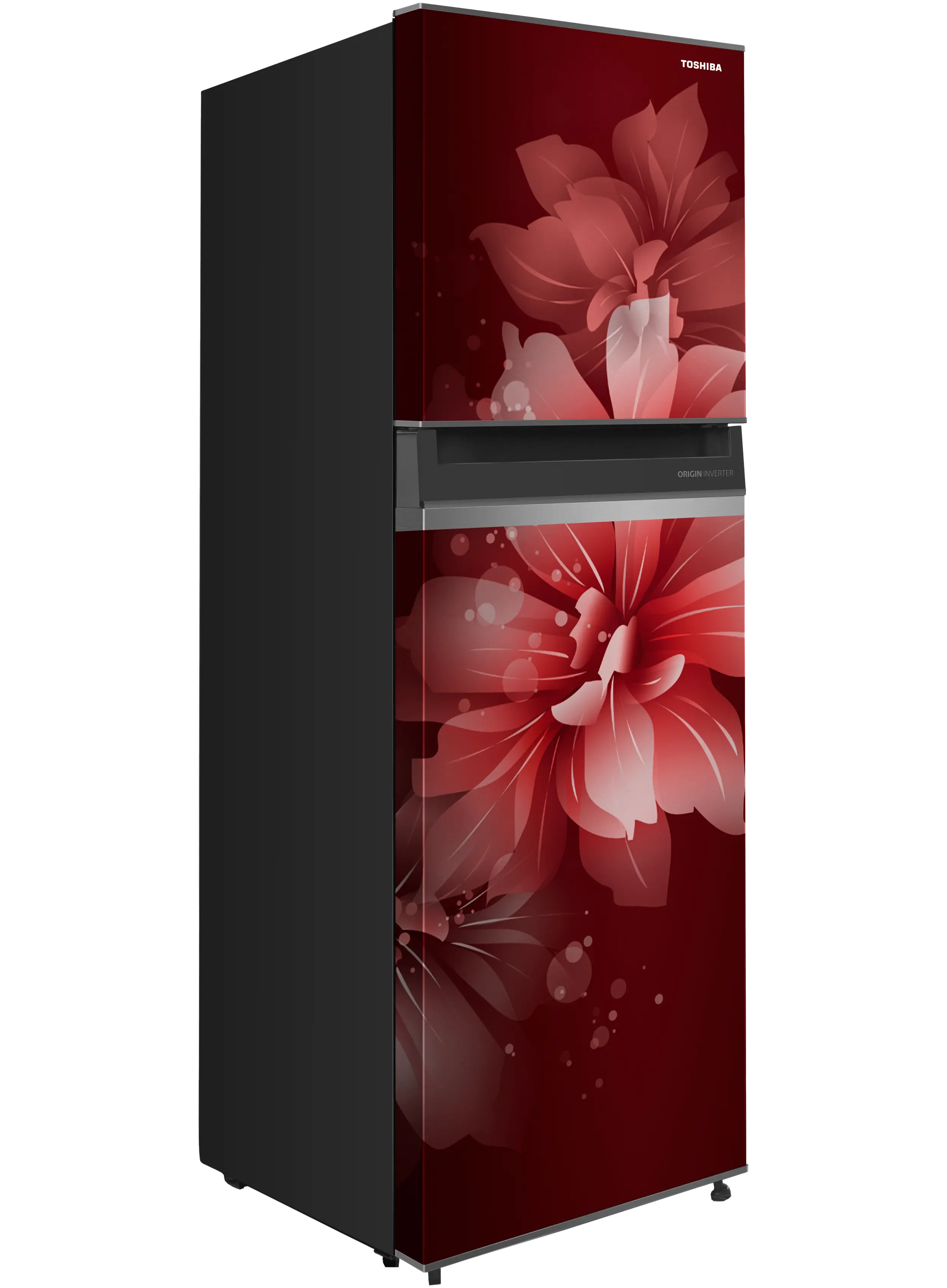 Toshiba, Convertible, Net Capacity 233 L, Real Inverter, 3 Star, Floral Moon Reflected Brown GR-RT338WE-PMI(26K)