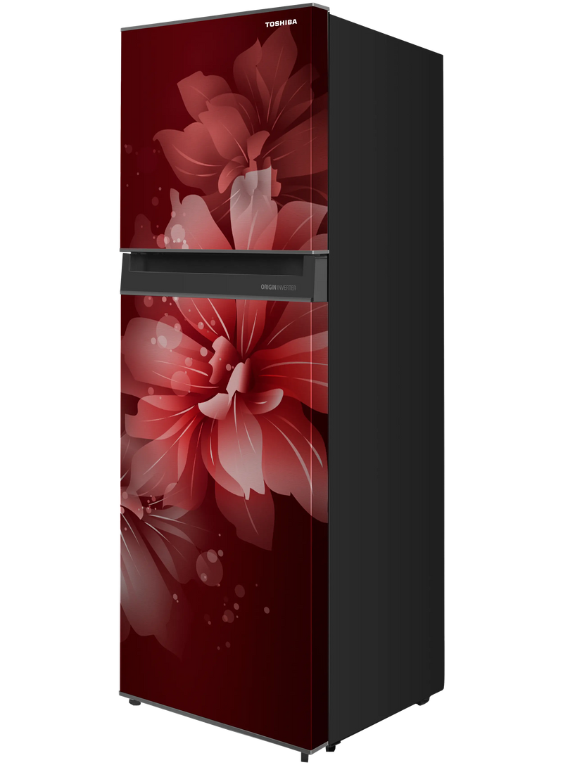 Toshiba, Convertible, Net Capacity 233 L, Real Inverter, 3 Star, Floral Moon Reflected Brown GR-RT338WE-PMI(26K)