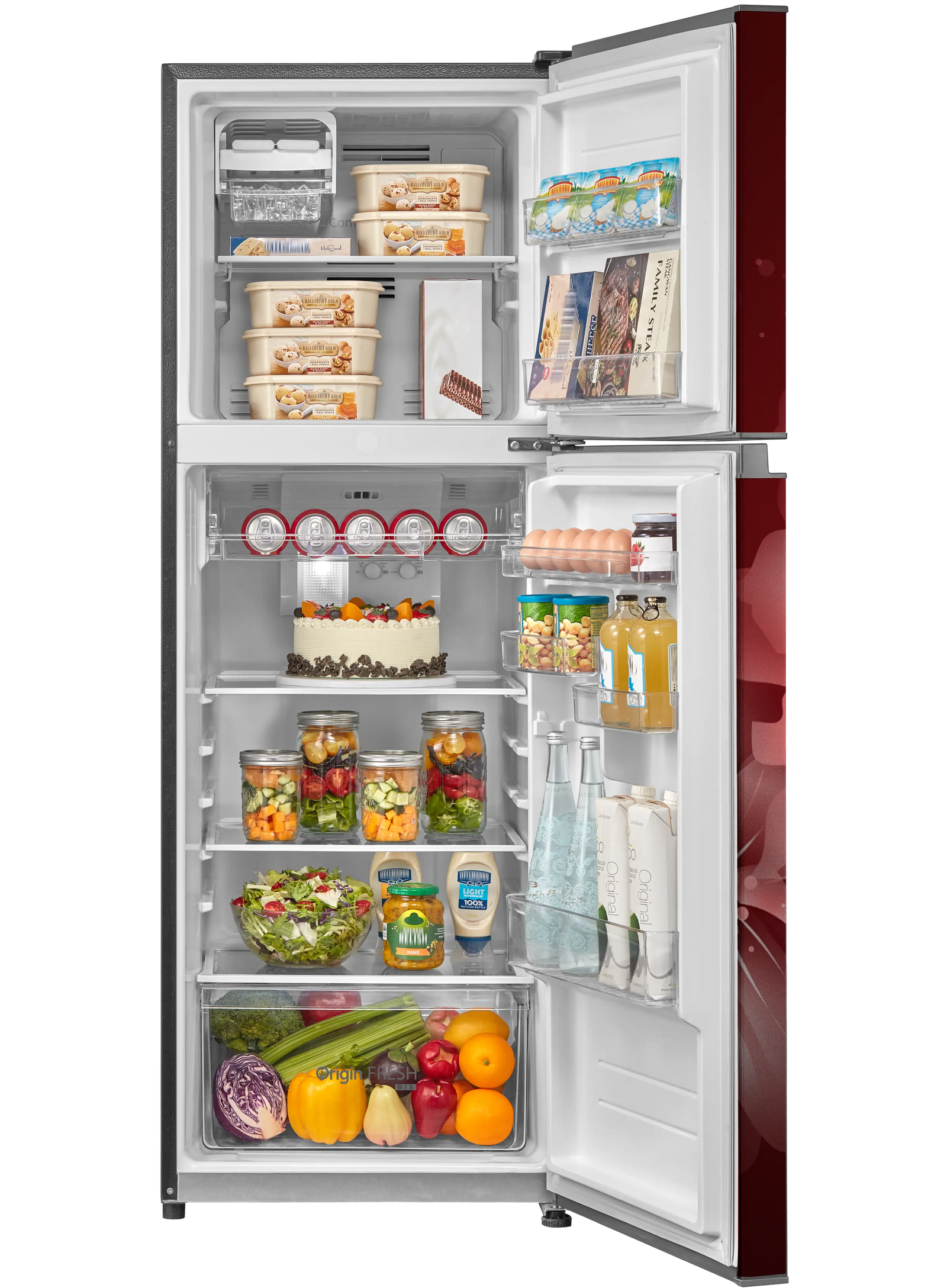 Toshiba 233L Convertible Inverter Refrigerator – 3 Star, Floral