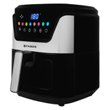 FABER FAF 6.0L VW BK 1500W, Fry, Roast, Grill, Bake, Digital Display, Viewing Window, Aesthetic Look, Swirl Cooking, Cool Touch Handle, 85% Reduced Oil Usage, Auto Shut Off, BPA Free, Compact Sleek Design, Manual Control, Non-Stick Pan Air Fryer (6 L)