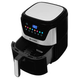 FABER FAF 6.0L VW BK 1500W, Fry, Roast, Grill, Bake, Digital Display, Viewing Window, Aesthetic Look, Swirl Cooking, Cool Touch Handle, 85% Reduced Oil Usage, Auto Shut Off, BPA Free, Compact Sleek Design, Manual Control, Non-Stick Pan Air Fryer (6 L)