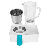 Faber FJG 500W 2J ZEUS WH 500W Juicer Mixer Grinder | 18000 RPM, 3-Speed Control, Double Lock Technology | 2 Multipurpose Jars, High Performance Blade, Micromesh Juicing Sleeve, Spatula