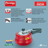 Prestige Nakshatra Duo Plus Svachh Handi 3 L Inner Lid Induction Bottom Pressure Cooker