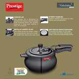 Prestige Svachh Nakshatra Plus 5 L Inner Lid Induction Bottom Pressure Cooker