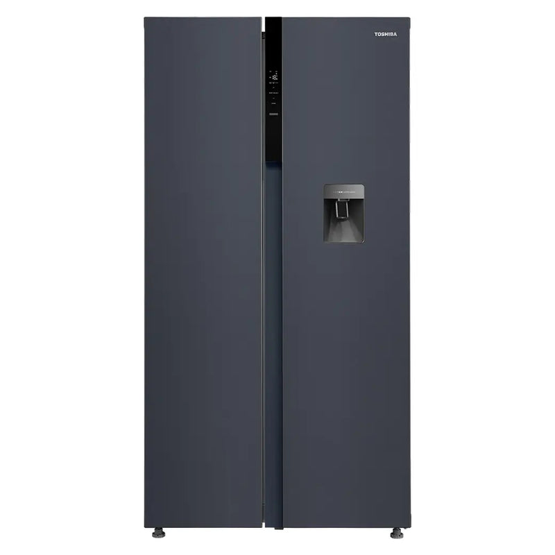 Toshiba 560L Side by Side Inverter Refrigerator — Water Dispenser