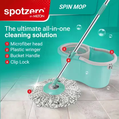 Spotzero by Milton Ace Spin Mop Set