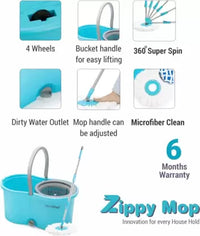 Buy Greenchef Zippy 360 Degree Super Spin Mop Set Online