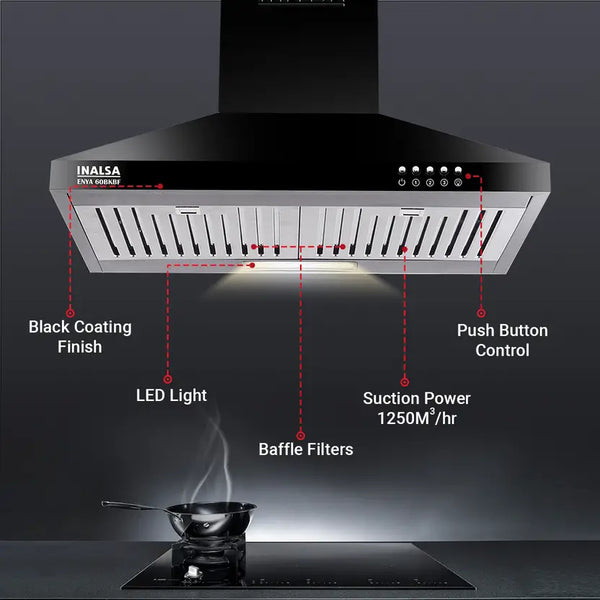 Inalsa Cooker Hood Enya 60BKBF