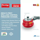 Prestige Nakshatra Duo Plus Svachh Handi 3 L Inner Lid Induction Bottom Pressure Cooker