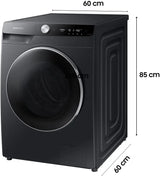 SAMSUNG 11 kg Fully Automatic Front Load Washing Machine with In-built Heater Black (WW11CGP44DSBTL)