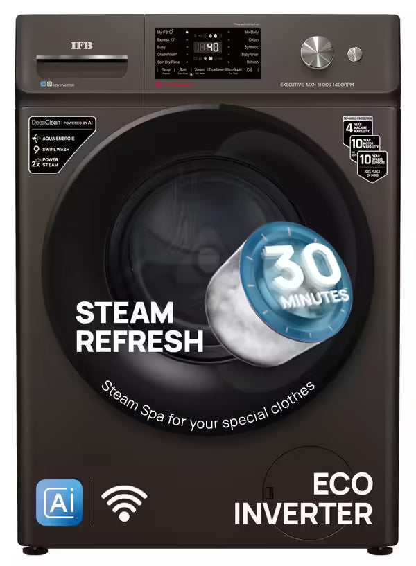 IFB Executive MXN 9014K CMS 9 Kg 5 Star with AI Powered, WiFi, Fully Automatic Front Load Washing Machine