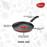 Pigeon Combo - Brunet Cooktop + Flat tawa 250 + Fry Pan 240 Stainless Steel Manual Gas Stove