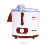 Inalsa JMG Krish Juicer Mixer Grinder, 500 W Maroon And White