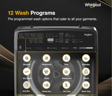 Whirlpool 6.5 kg Magic Clean 5 Star Fully Automatic Top Load Washing Machine Grey (MAGIC CLEAN 6.5 GENX GREY 5YrMW)